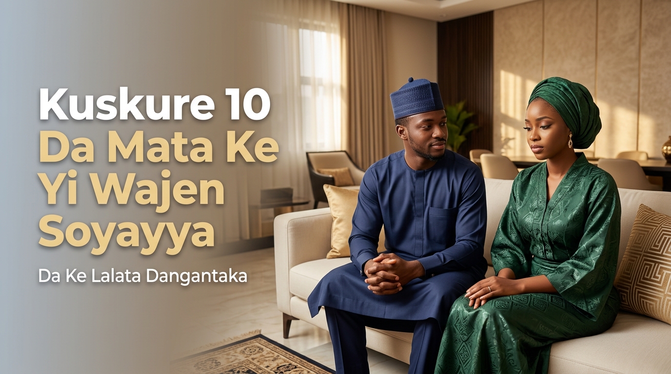Kuskure 10 Da Mata Ke Yi Wajen Soyayya